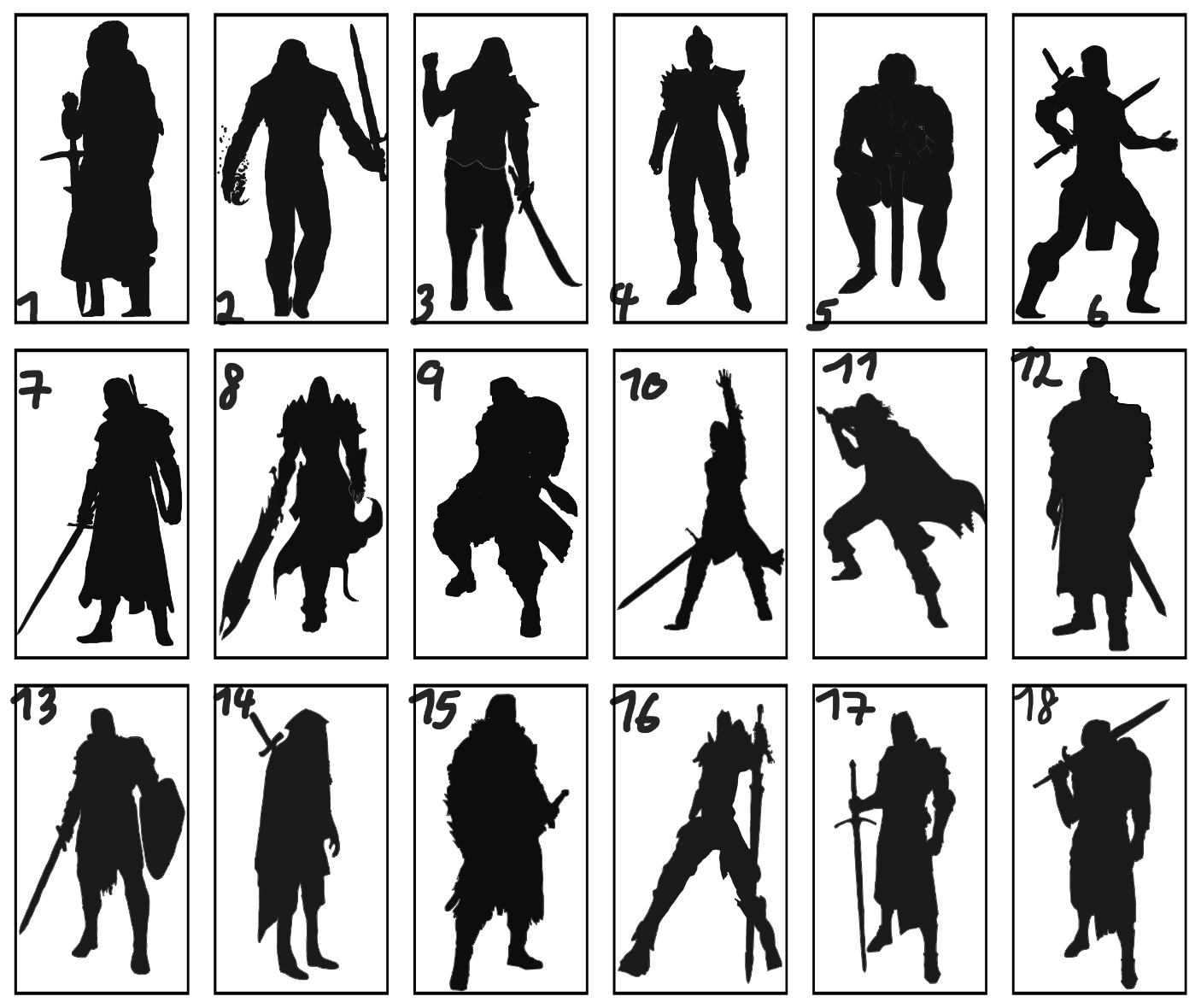 Character Thumbnails