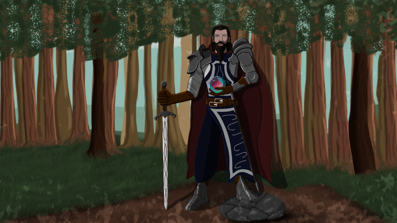 Digital Painting - Remond The Knight Project