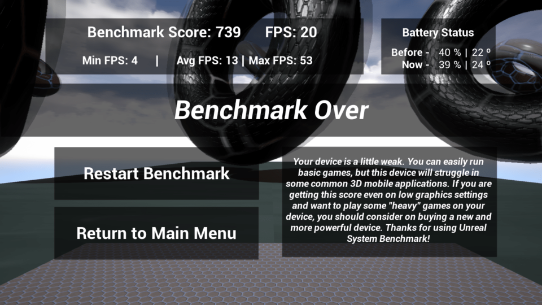 Unreal System Benchmark image